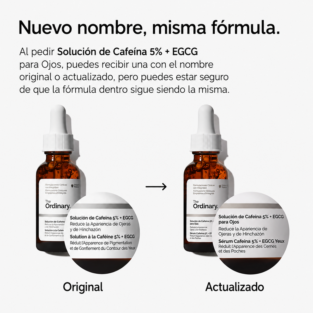 The Ordinary Sérum para Contorno de Ojos con Cafeína al 5% + EGCG